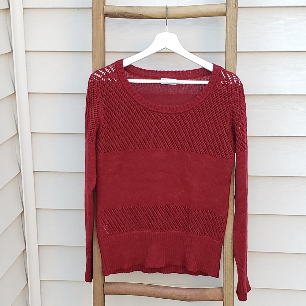 NEW! GLAMA 100%-Cashlama Burgundy Sweater